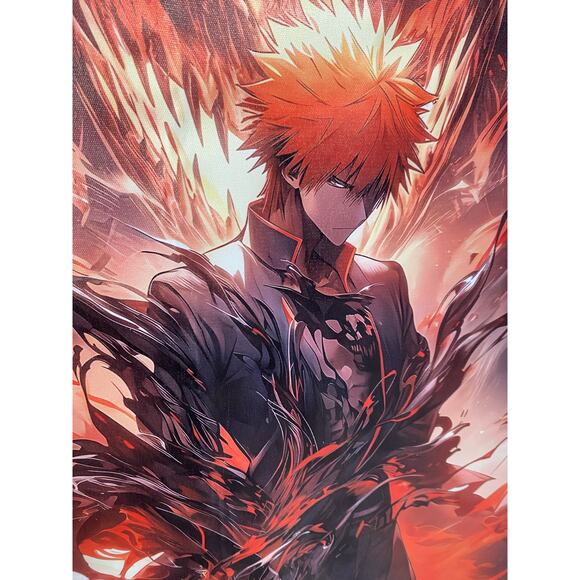 Anime BLEACH Ichigo Kurosaki Canvas Print - Picture 2 of 6